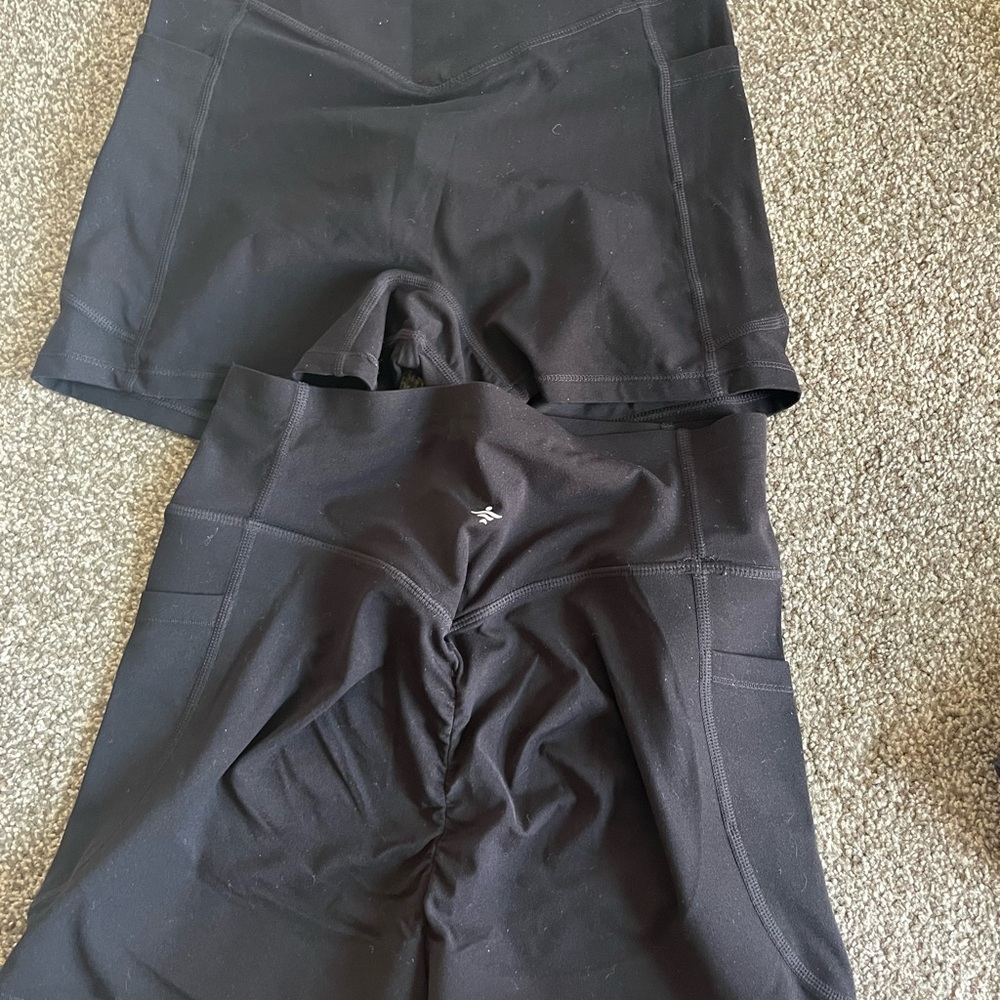 Black Athletic Shorts 2 for 1!
